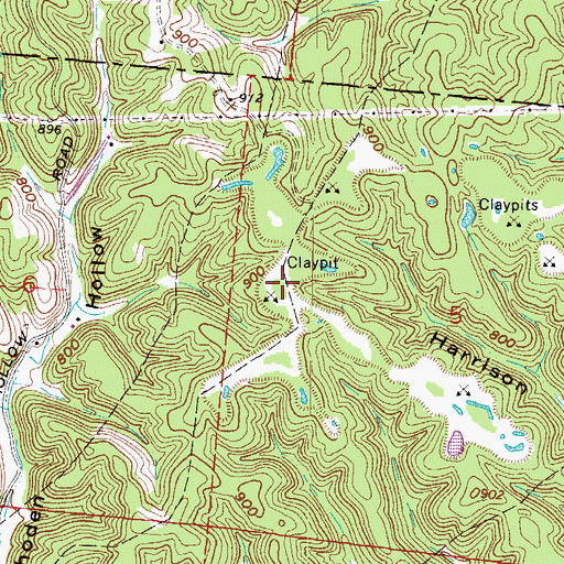 Topographic Map of White Bear School (historical), OH