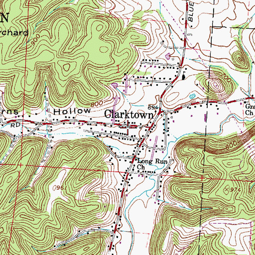 Topographic Map of Munn School (historical), OH