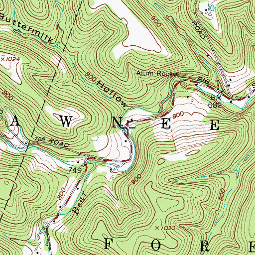 Topographic Map of Berkley School (historical), OH