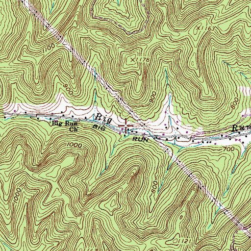 Topographic Map of School Number 6 (historical), OH
