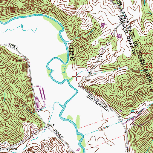 Topographic Map of Railpike Hollow, OH