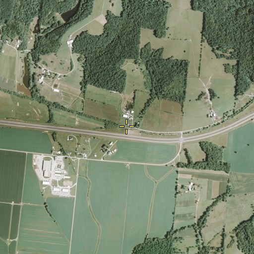 Aerial/Satellite Image of Howells Crossing, OH