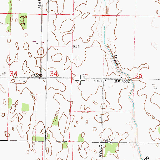 Topographic Map of Hipscher School (historical), OH