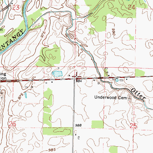 Topographic Map of Davis School (historical), OH