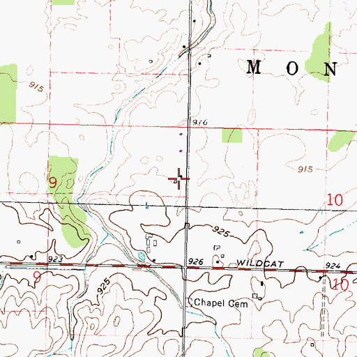Topographic Map of Hastings School (historical), OH