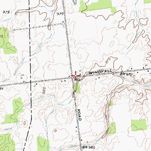 Topographic Map of Pleasant Hill School (historical), OH