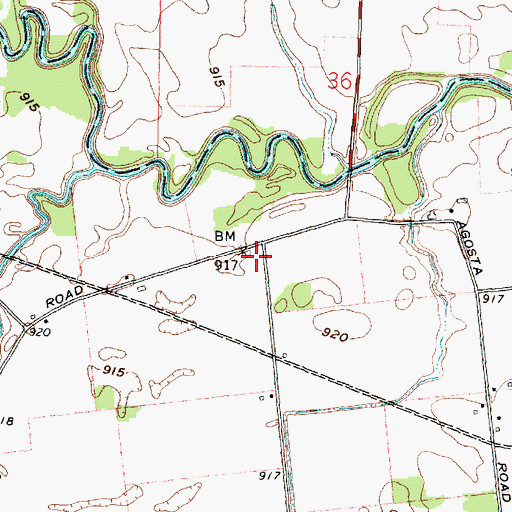 Topographic Map of Beckley School (historical), OH