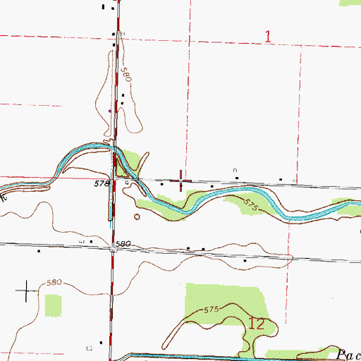 Topographic Map of Maple Grove (historical), OH