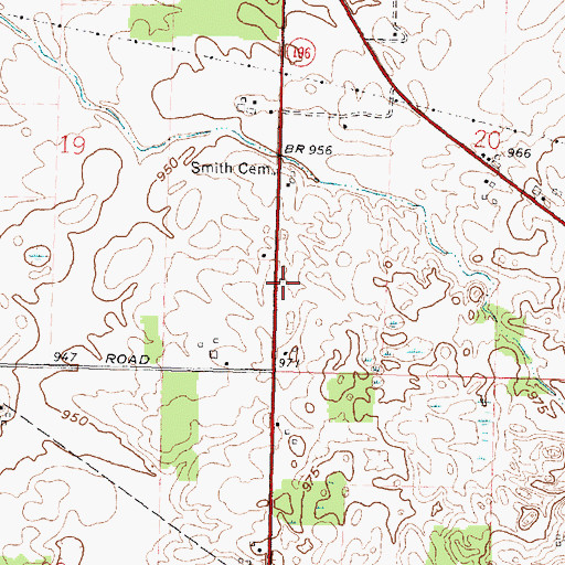 Topographic Map of Ice School (historical), OH