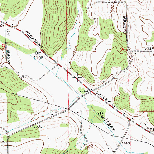 Topographic Map of School Number 4 (historical), OH