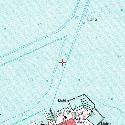 Topographic Map of Lower Straight Channel, OH