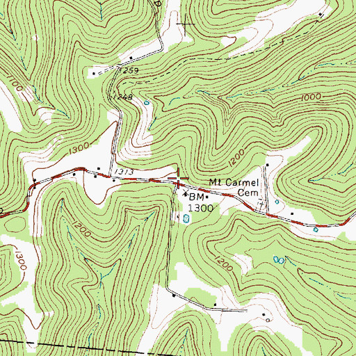 Topographic Map of Coder School (historical), OH