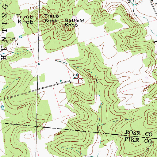 Topographic Map of Prichard School (historical), OH