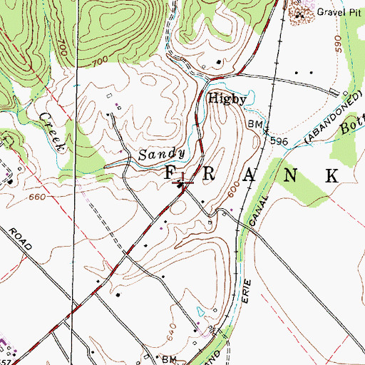 Topographic Map of Higby Elementary School, OH