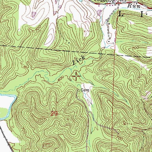 Topographic Map of Canada (historical), OH