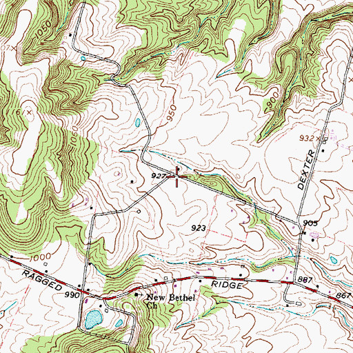 Topographic Map of Bethel School (historical), OH