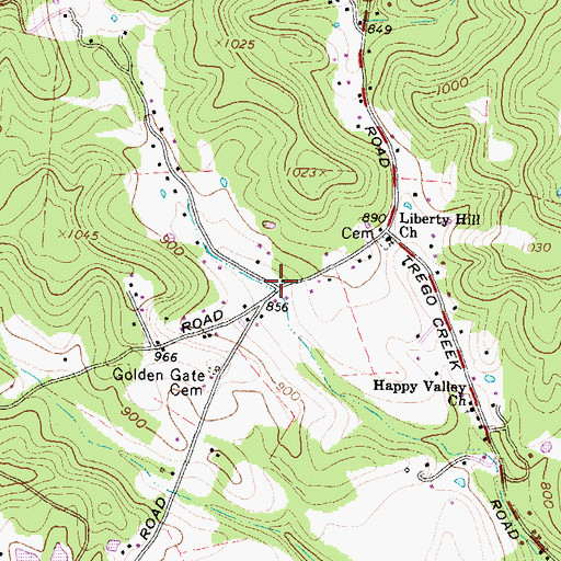 Topographic Map of Henness School (historical), OH