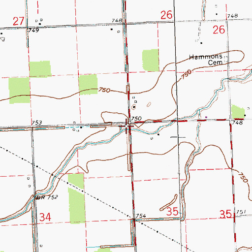 Topographic Map of Eickholt School (historical), OH