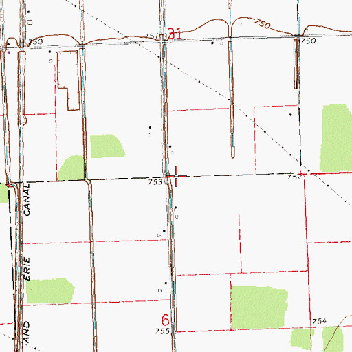 Topographic Map of Vogt School (historical), OH