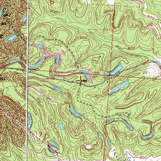 Topographic Map of Larzelere School (historical), OH