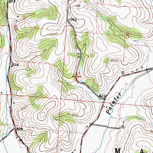Topographic Map of Ireland School (historical), OH