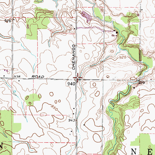 Topographic Map of White Joe School (historical), OH