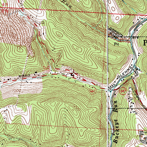 Topographic Map of Steple Valley Elementary School, OH