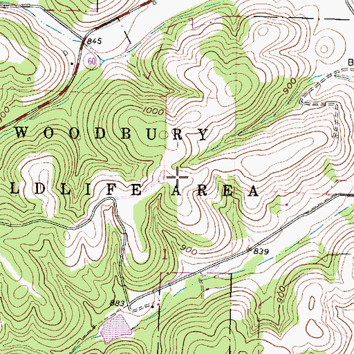 Topographic Map of Donley School (historical), OH