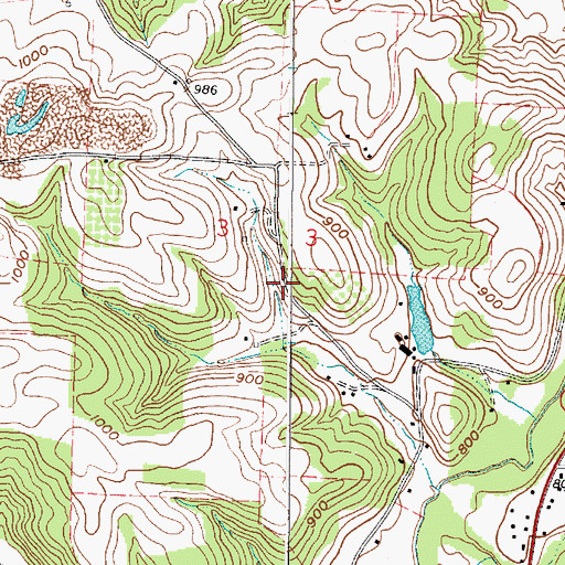 Topographic Map of School Number 5 (historical), OH