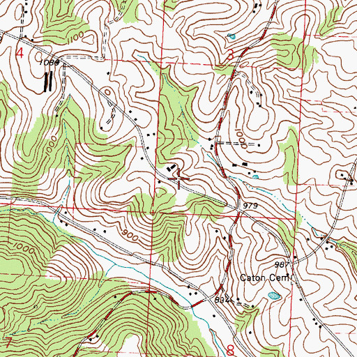 Topographic Map of School Number 1 (historical), OH