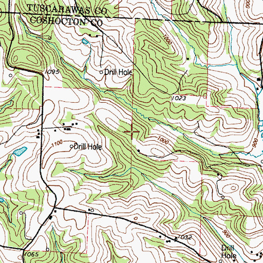 Topographic Map of Myser School (historical), OH