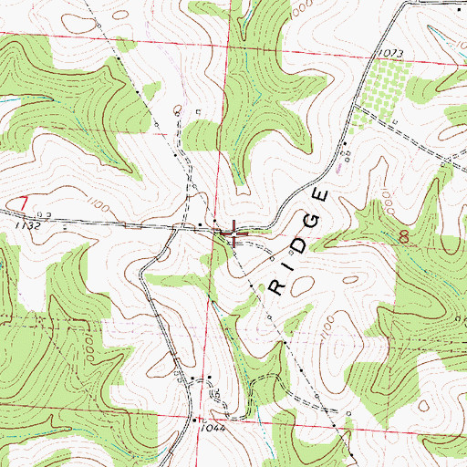 Topographic Map of Gardner School (historical), OH