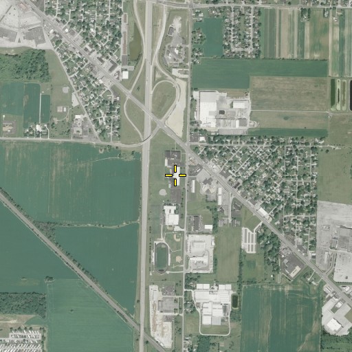 Aerial/Satellite Image of Olney Elementary School, OH