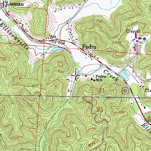 Topographic Map of Etna Junction, OH