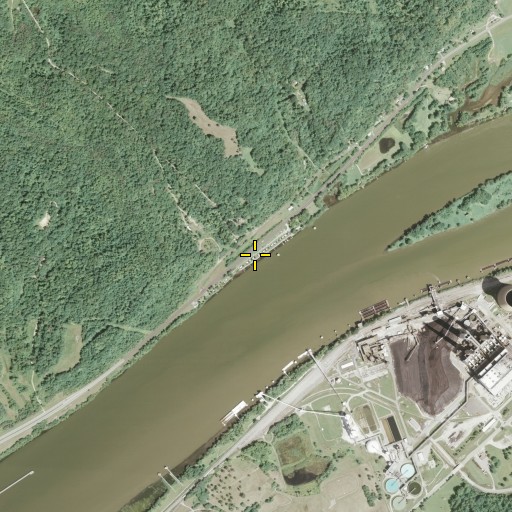 Aerial/Satellite Image of Smiths Landing, OH