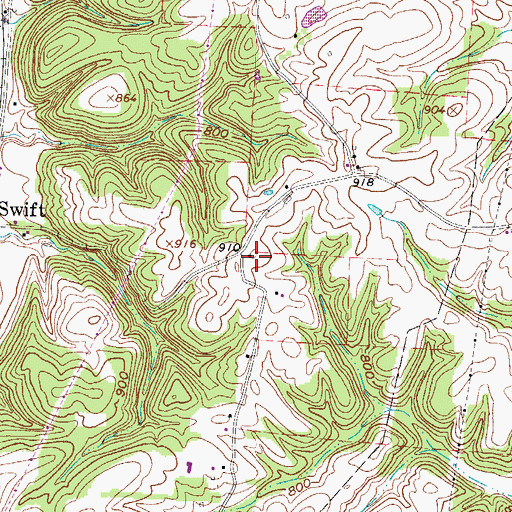 Topographic Map of Maple Grove School (historical), OH