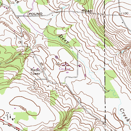Topographic Map of Donnybrook Golf Course, OH