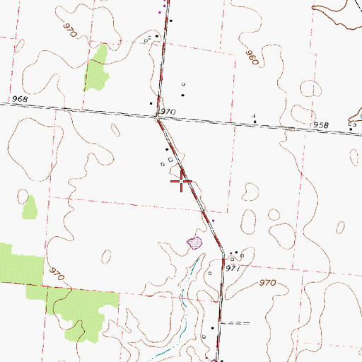 Topographic Map of Maple Lawn School (historical), OH
