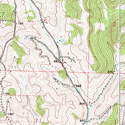 Topographic Map of Jones School (historical), OH