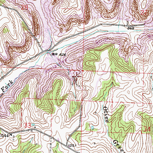 Topographic Map of Smith School (historical), OH