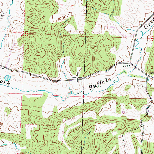 Topographic Map of Riches Church (historical), OH