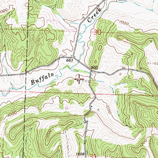 Topographic Map of Riches School (historical), OH