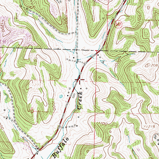 Topographic Map of Reeds School (historical), OH