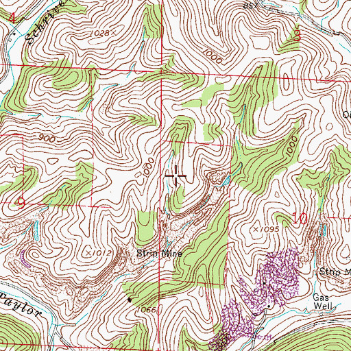Topographic Map of Beaucatcher School (historical), OH