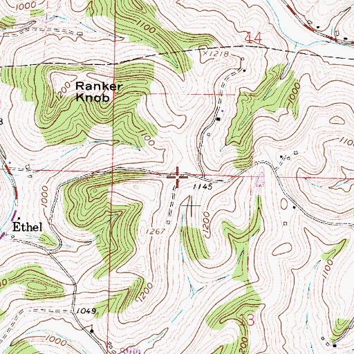 Topographic Map of Days School (historical), OH