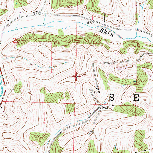 Topographic Map of Haga School (historical), OH