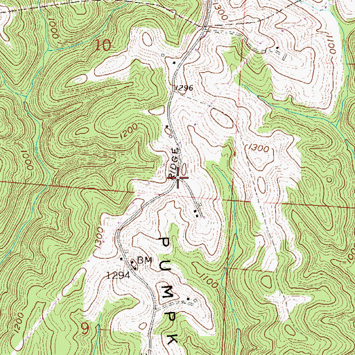 Topographic Map of Dwight, OH