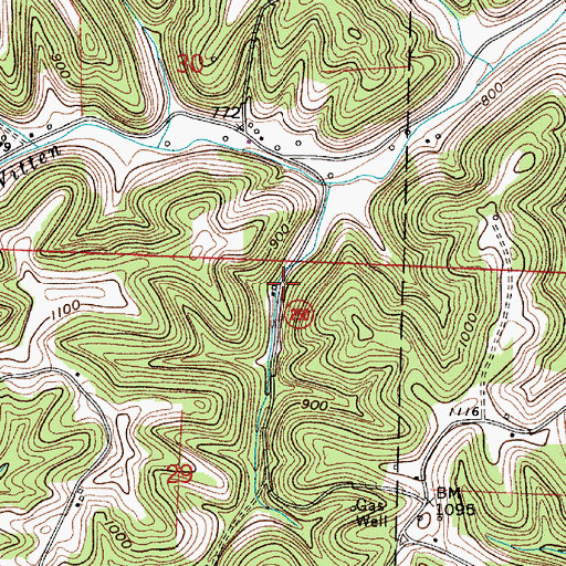 Topographic Map of Quarry (historical), OH