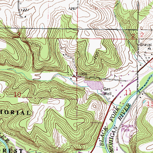 Topographic Map of Poll School (historical), OH