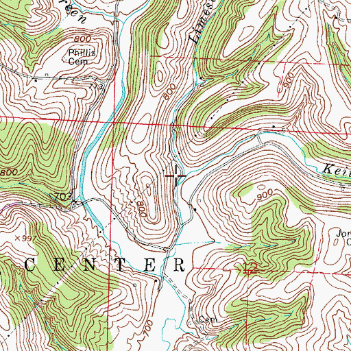 Topographic Map of Jordan School (historical), OH
